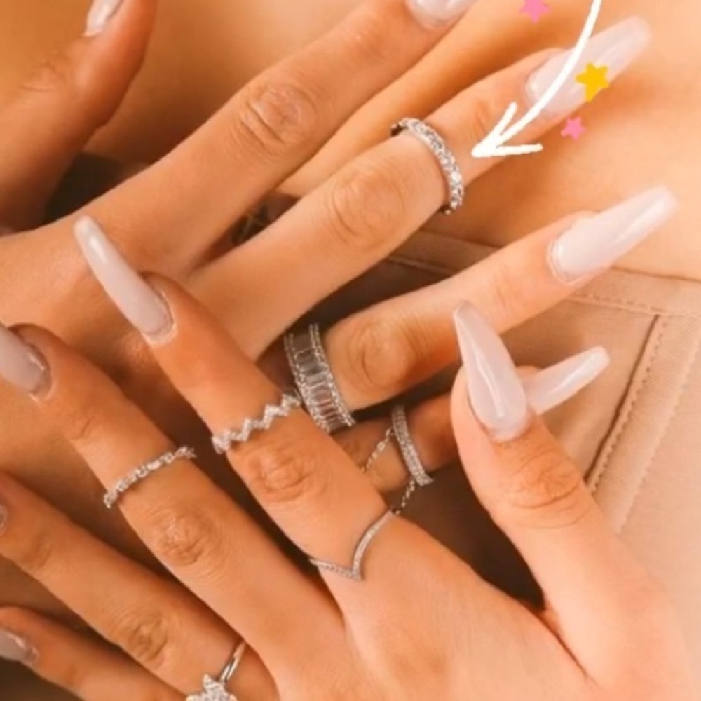 sterling Silver Eternity Band Ring